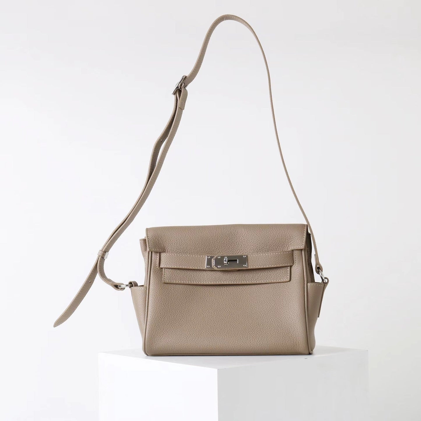 New first-layer cowhide crossbody bag
