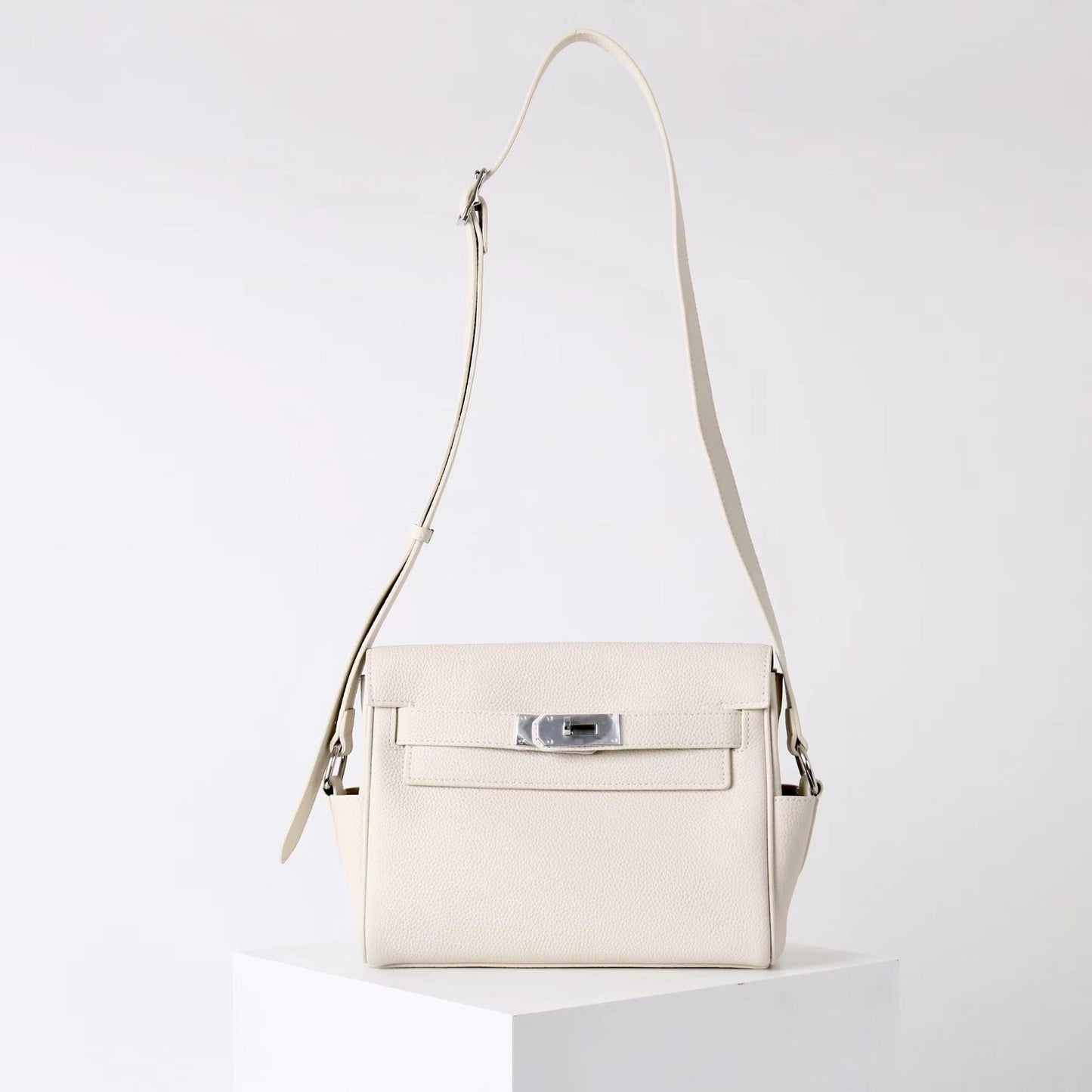 New first-layer cowhide crossbody bag
