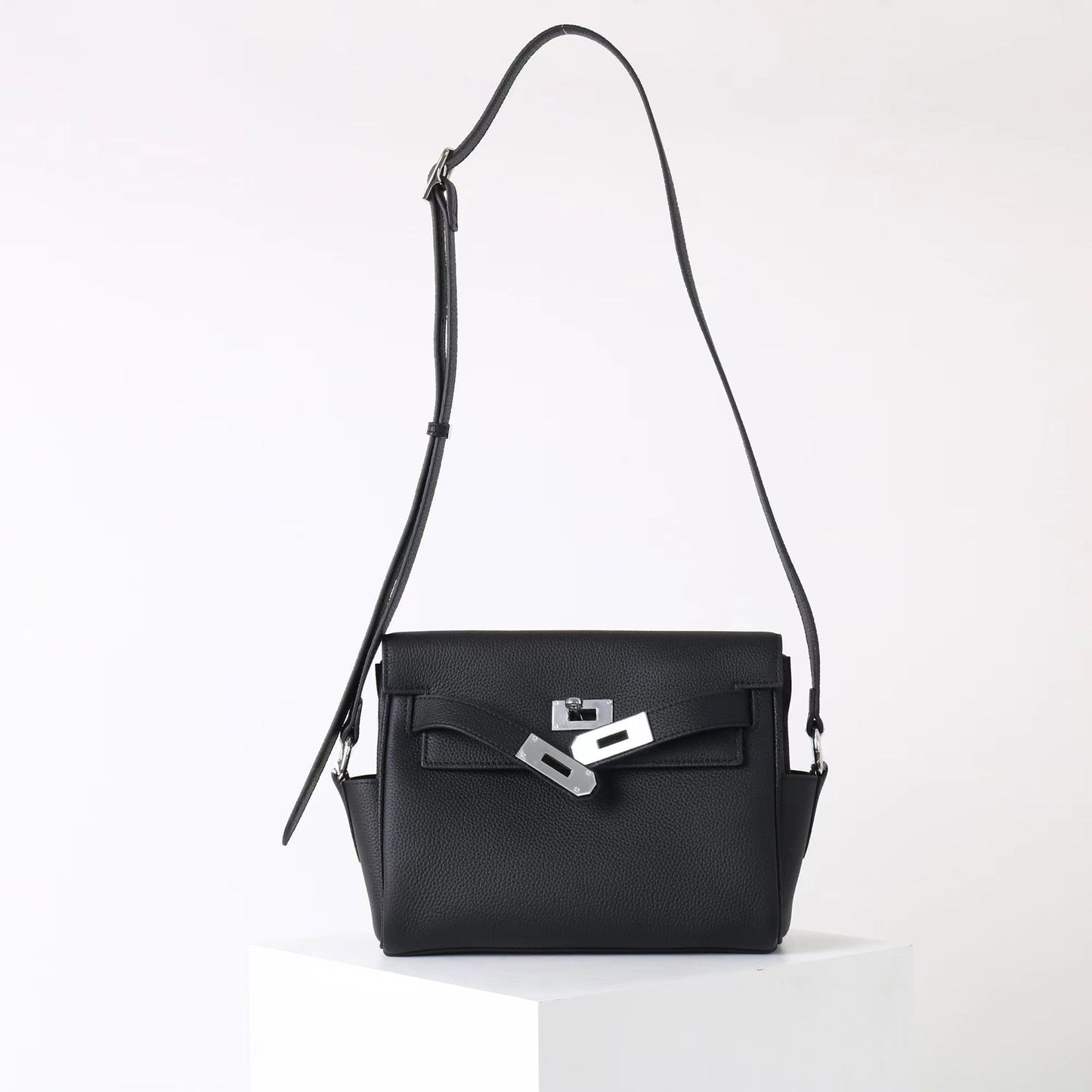 New first-layer cowhide crossbody bag