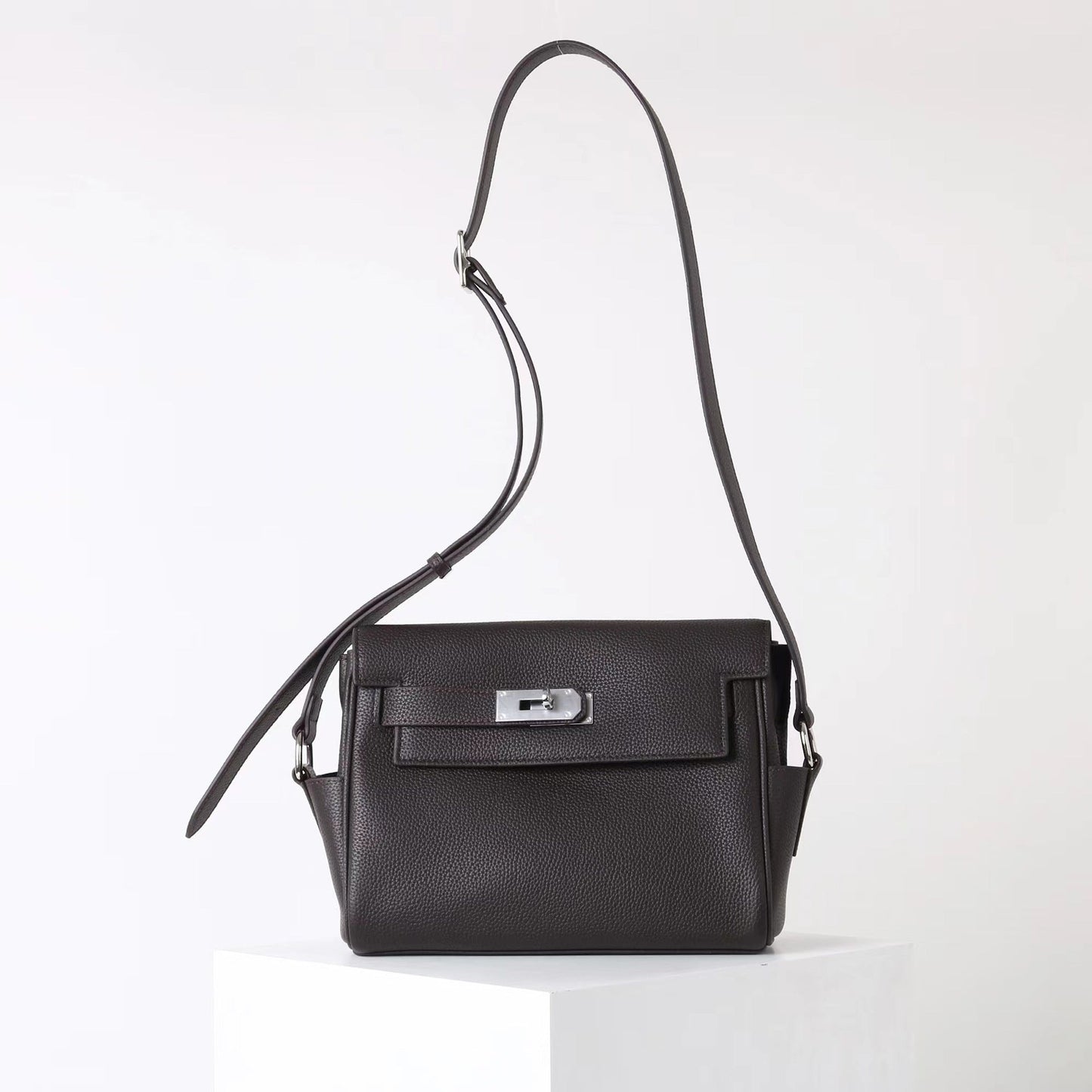 New first-layer cowhide crossbody bag