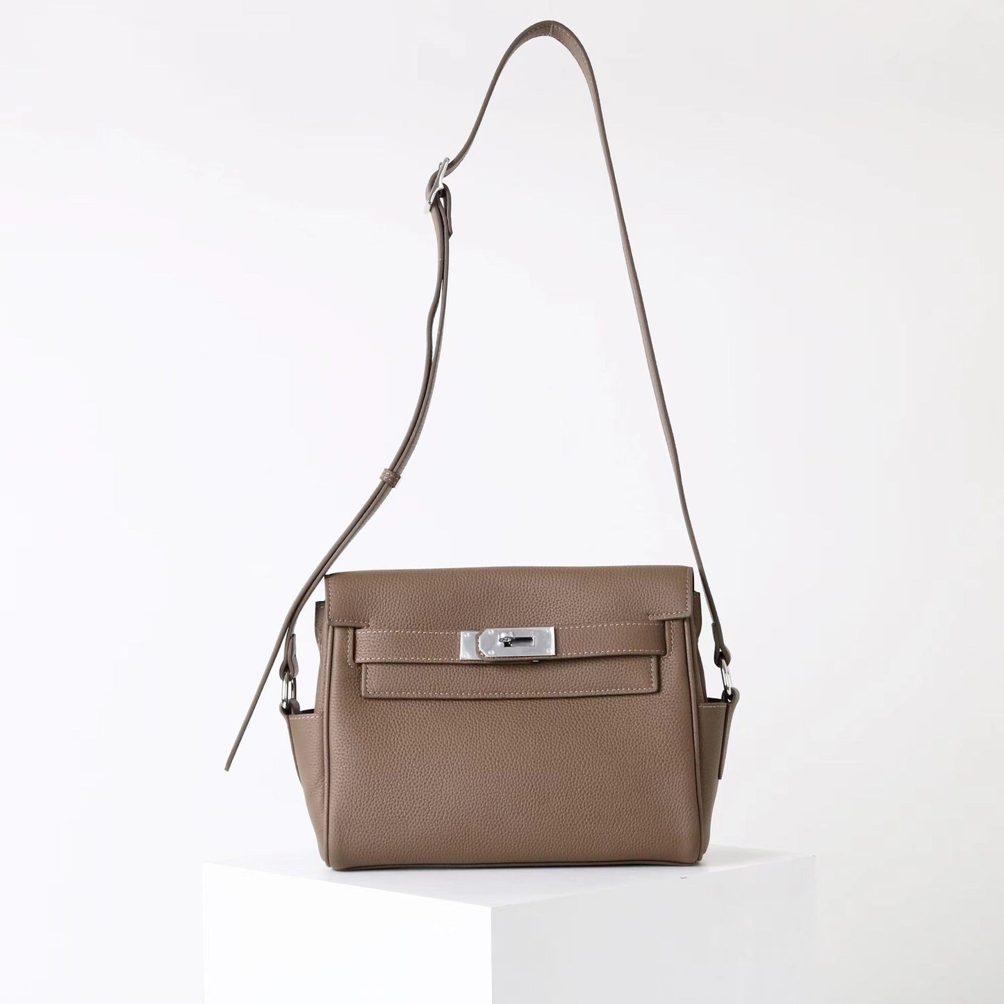 New first-layer cowhide crossbody bag