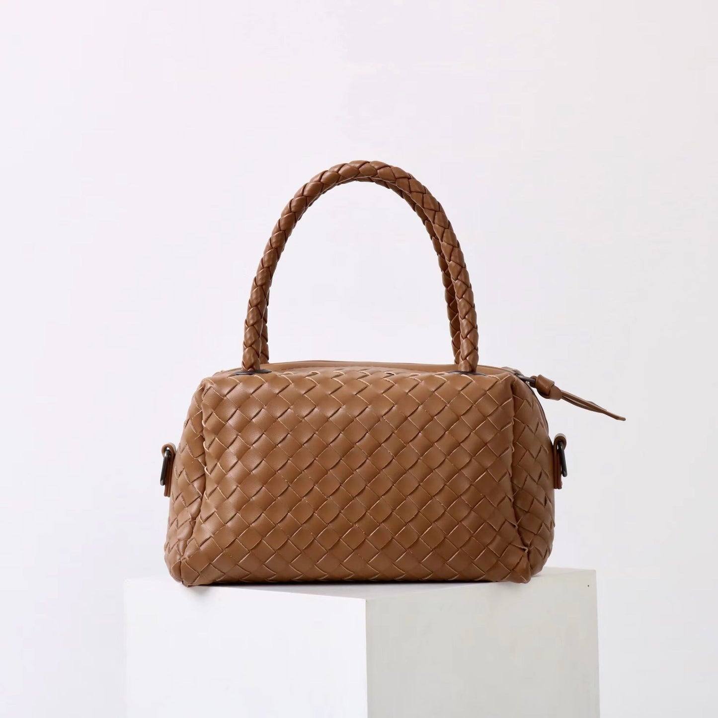 Womens Cowhide woven bag