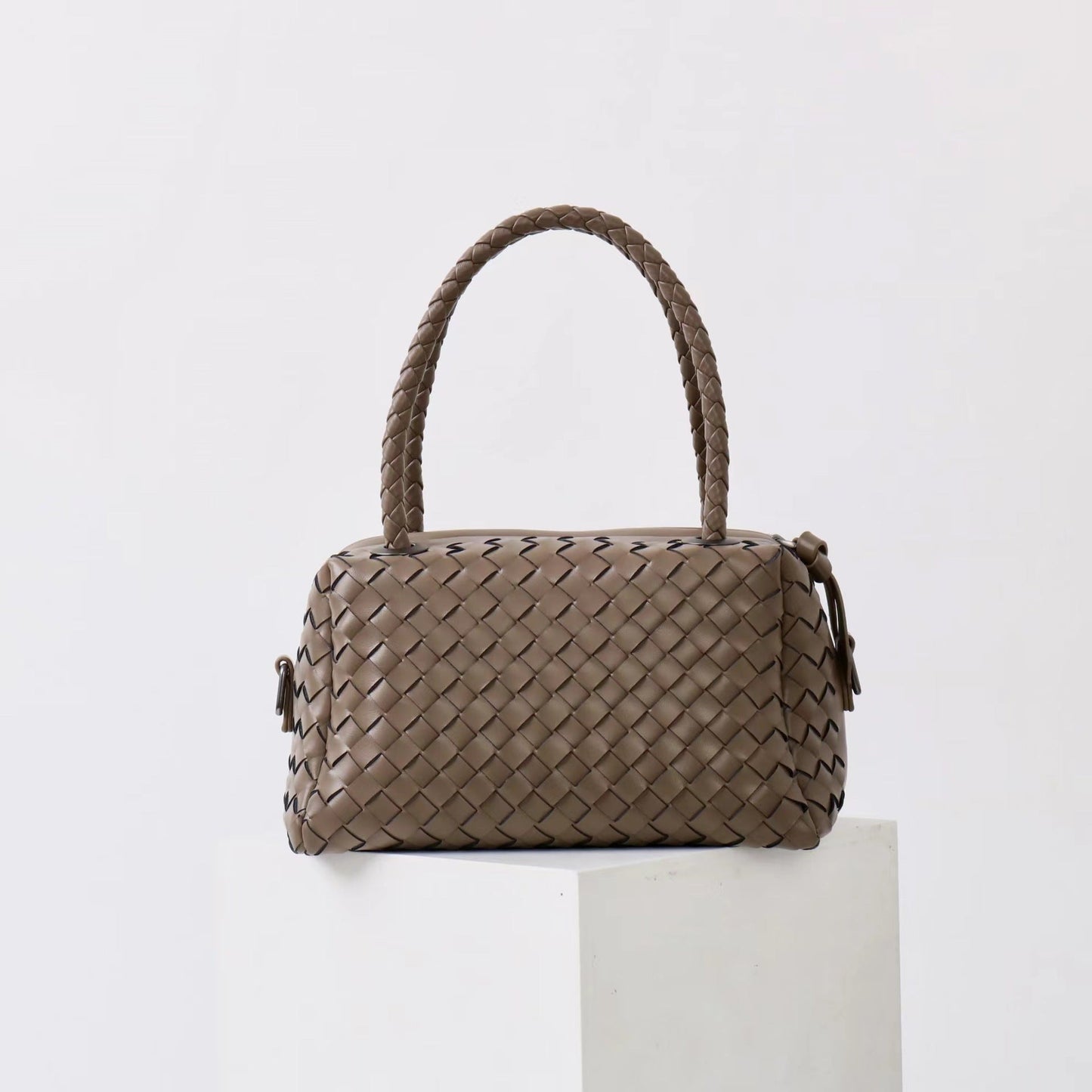 Womens Cowhide woven bag