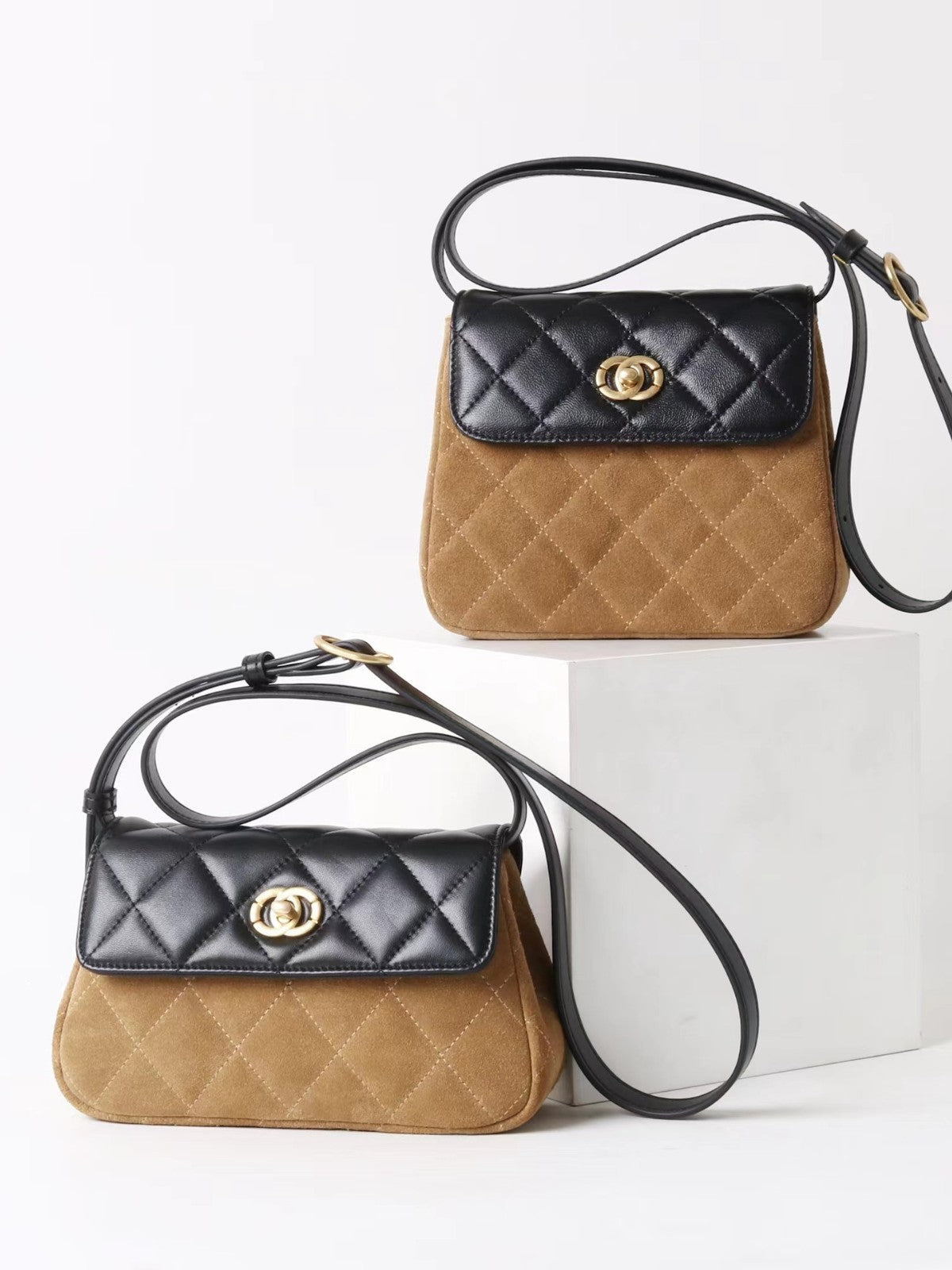 Women’s Little Flavor Frosted Sheepskin Exquisite Bag