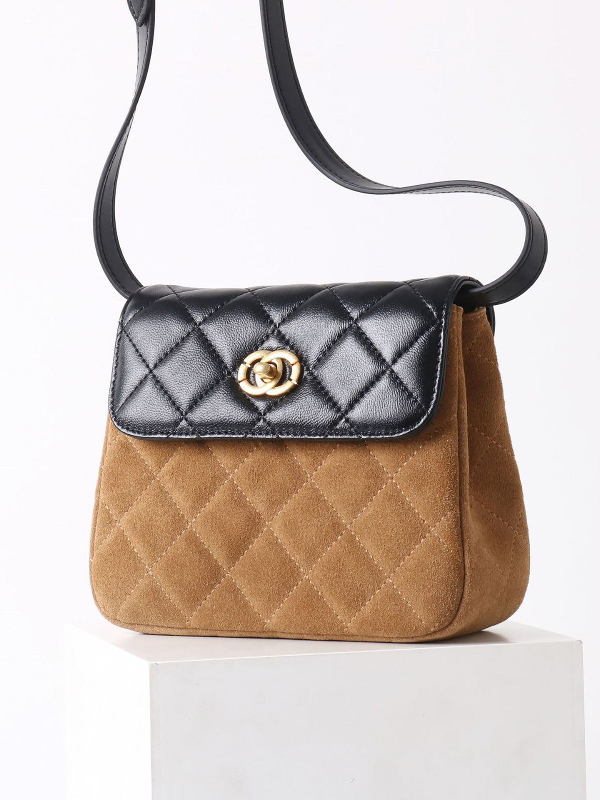 Women’s Little Flavor Frosted Sheepskin Exquisite Bag