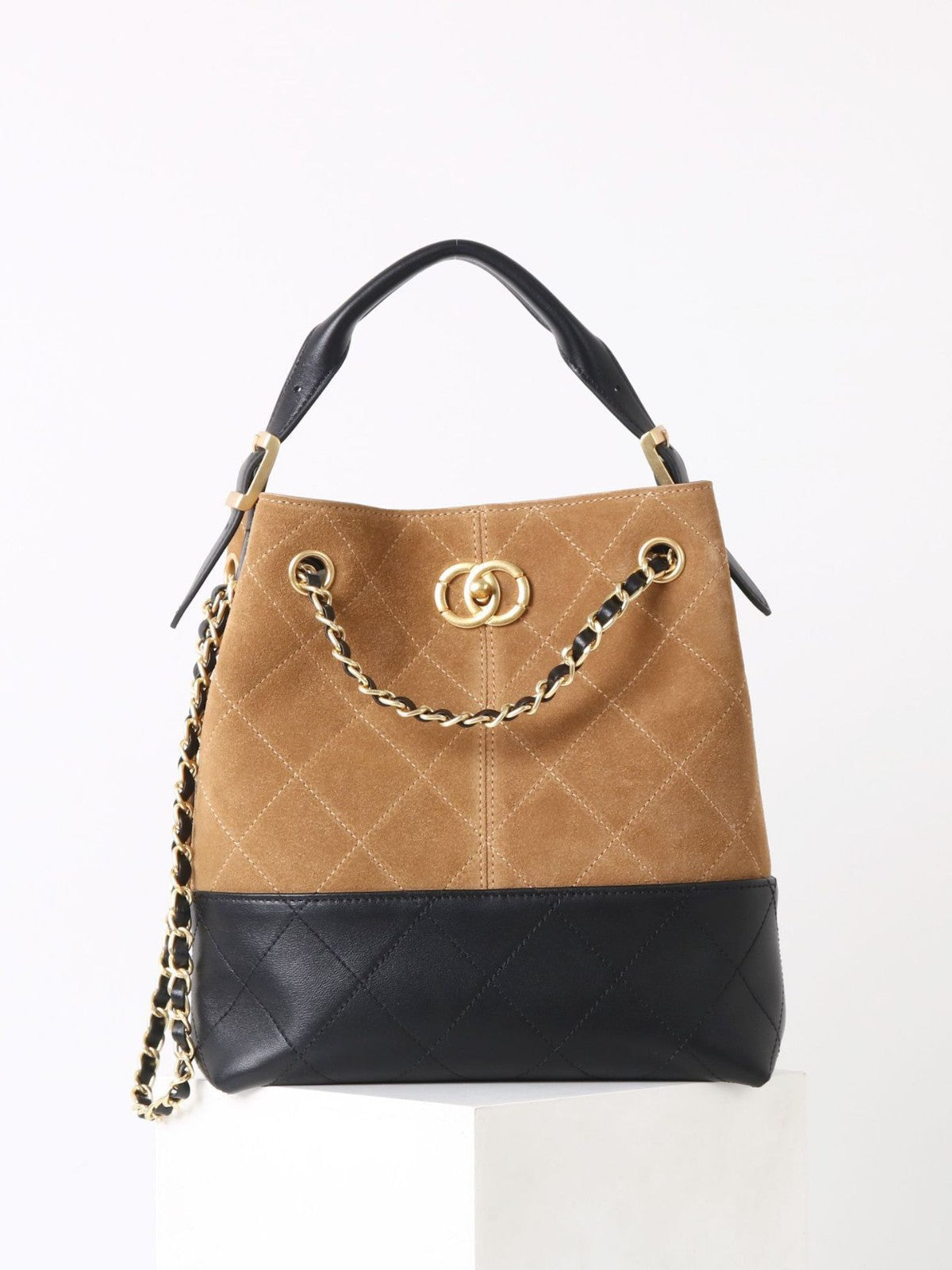 Women’s new color block shoulder bag