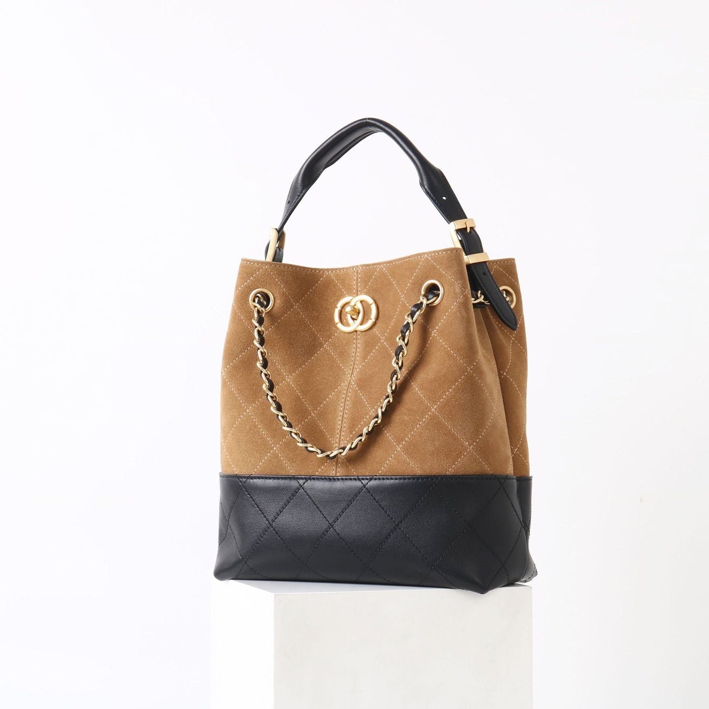 Women’s new color block shoulder bag