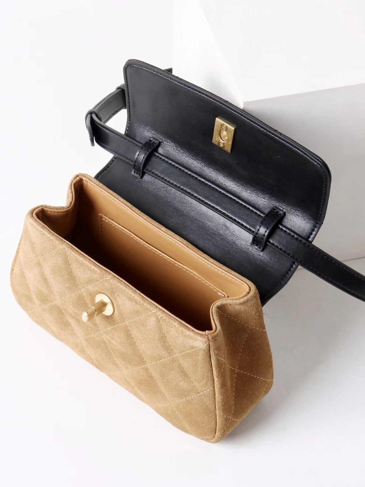Women’s new sheepskin one-shoulder crossbody bag