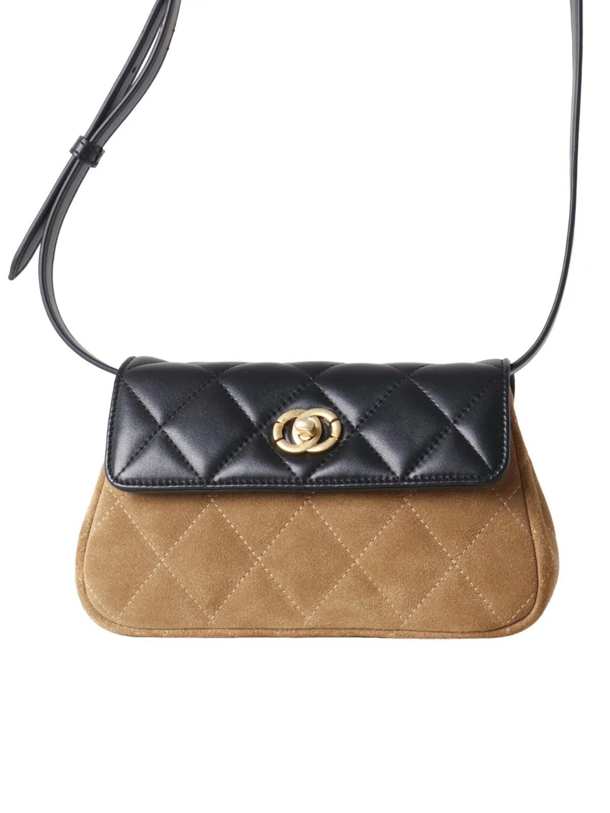 Women’s new sheepskin one-shoulder crossbody bag