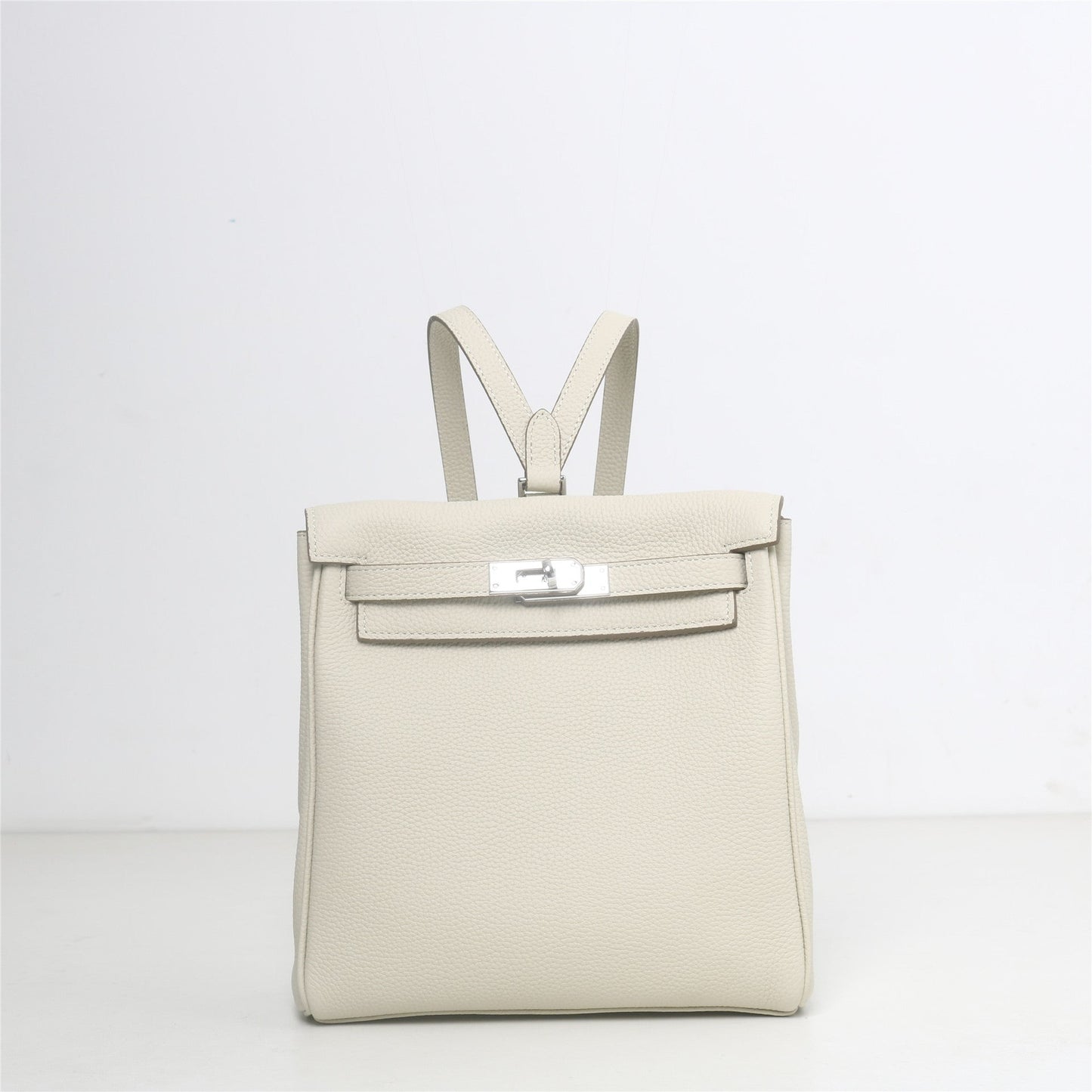 Womens Togo Leather Padlock Backpack