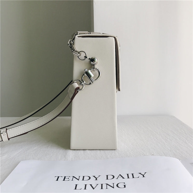 Leather Cross Body Box Phone Bag