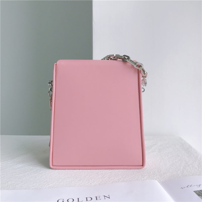 Leather Cross Body Box Phone Bag