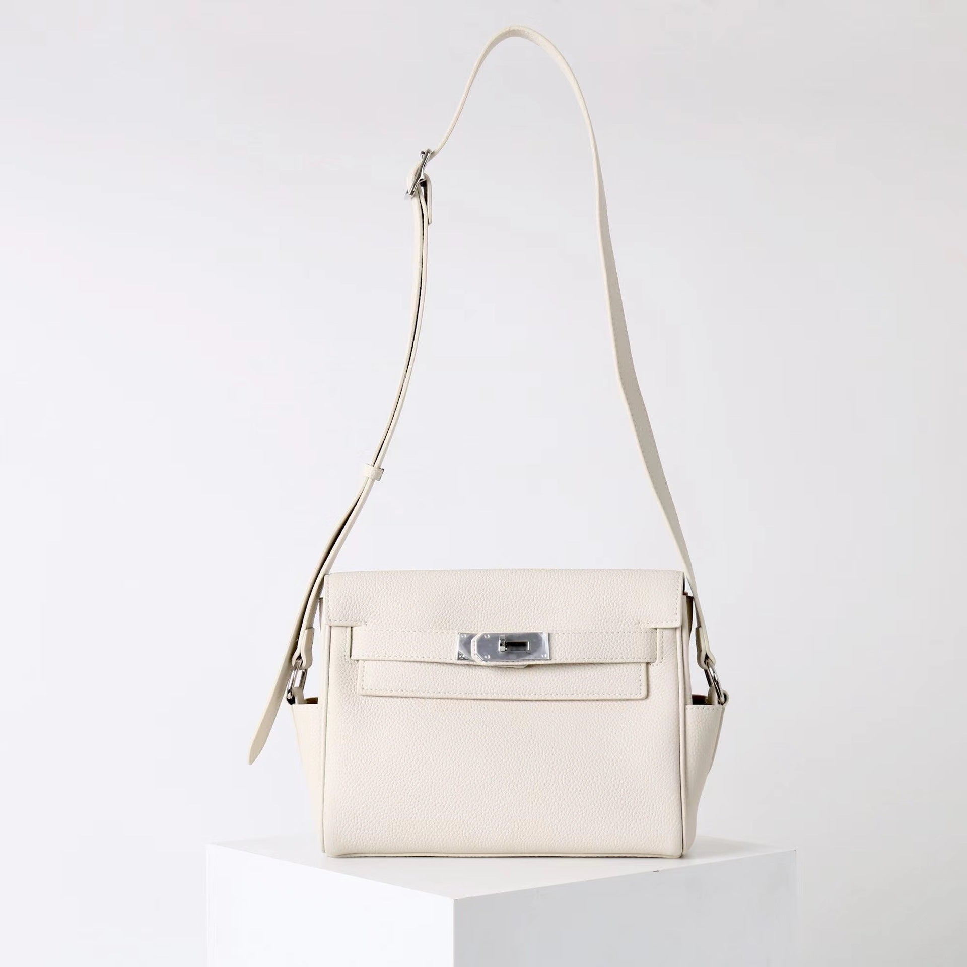 New first-layer cowhide crossbody bag