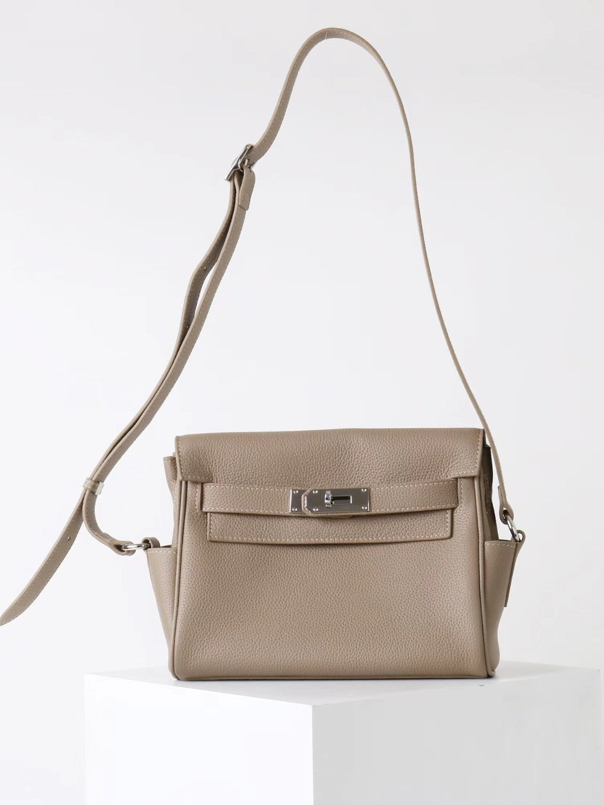 New first-layer cowhide crossbody bag