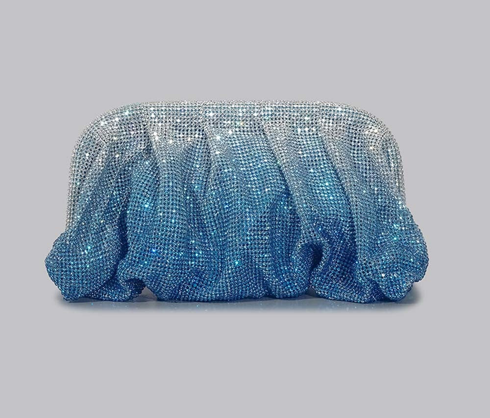 Winnal Fashion Slouchy Crystal - Embellished Clutch