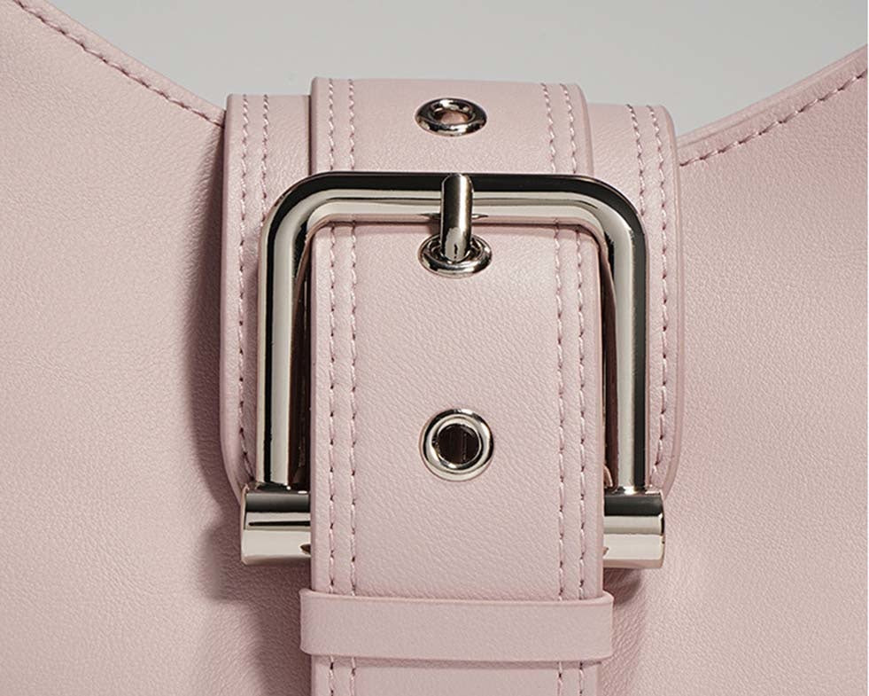 Womens Calfskin Leather Underarm Shoulder Bag