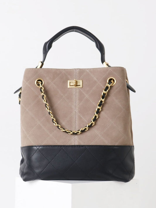 Women’s Classic Style Frosted Sheepskin Exquisite Shoulder Bag