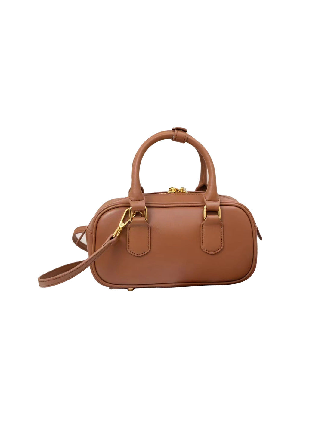 Womens Leather Boston Bowler Cross Boy Bag
