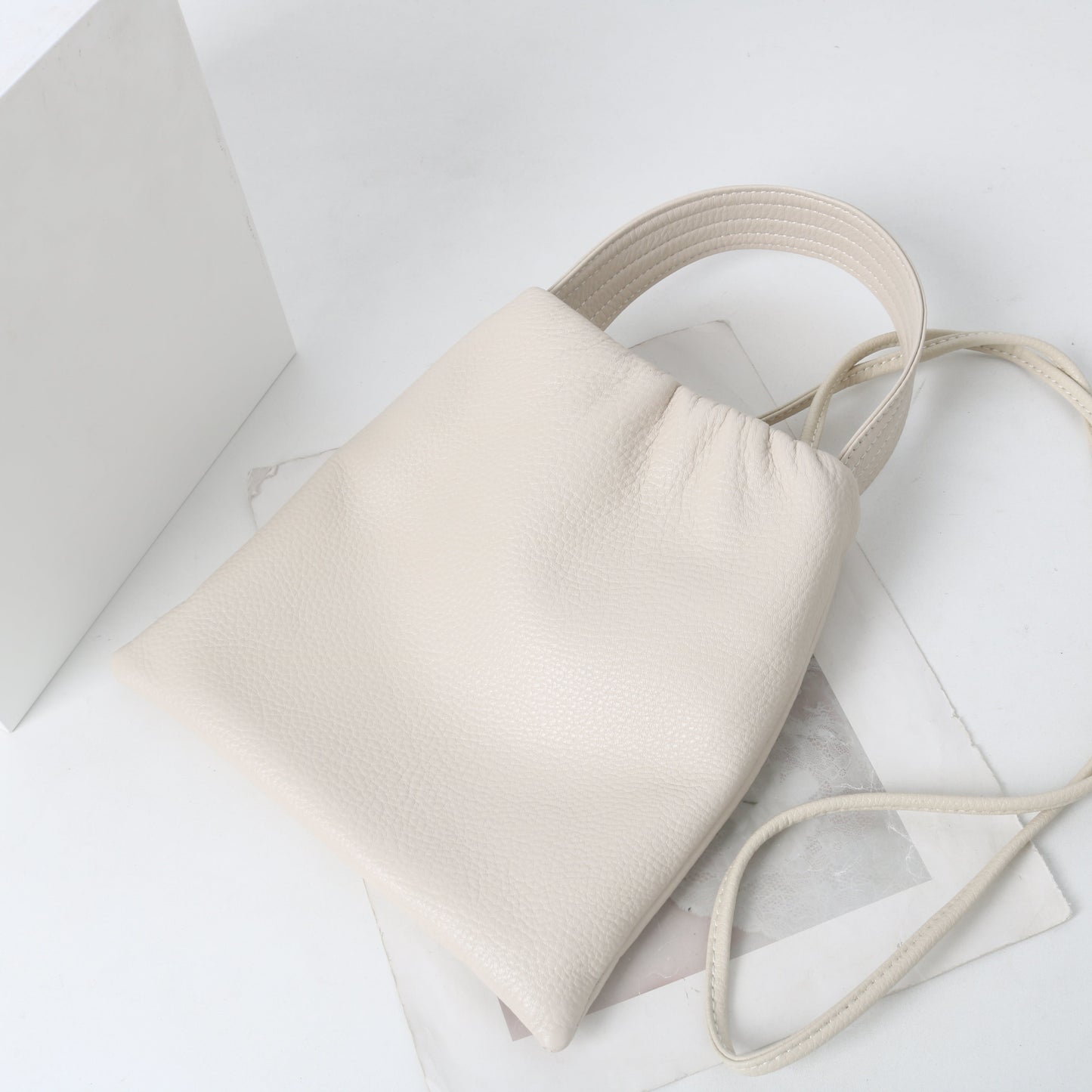 Womens Leather Hobo Shoulder Bag