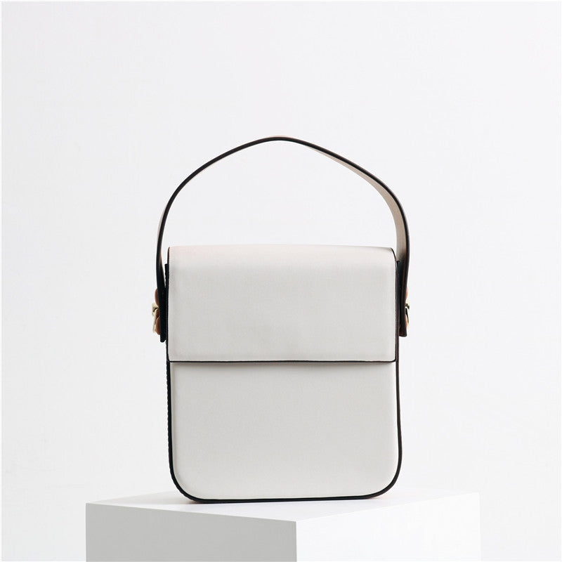 Womens Leather Phone Cross-Body Small Square Bags