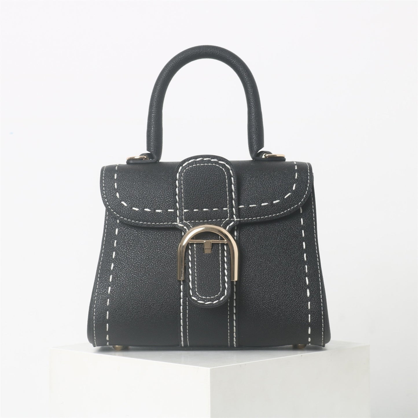 Womens Leather Top Handle Cross Body Bag