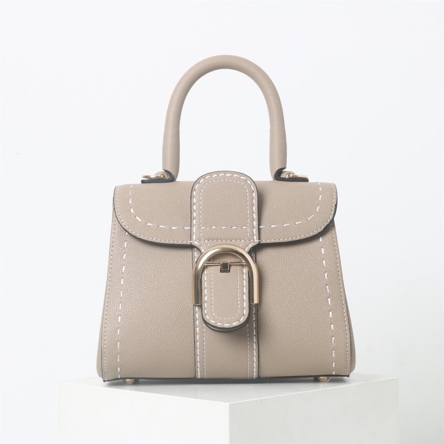 Womens Leather Top Handle Cross Body Bag