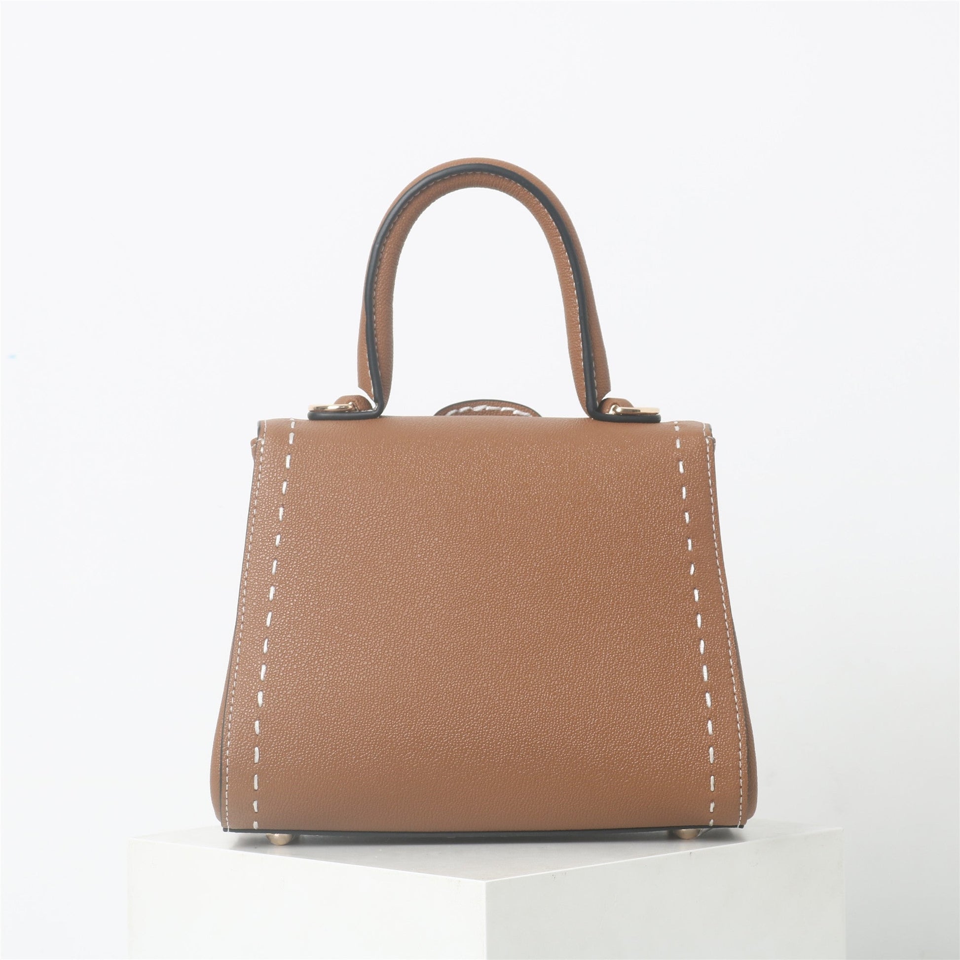 Womens Leather Top Handle Cross Body Bag