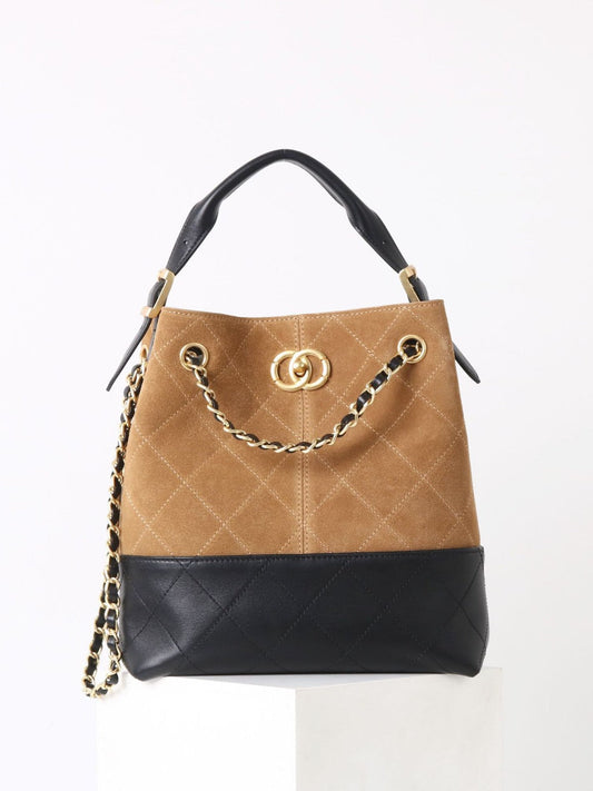 Women’s new color block shoulder bag
