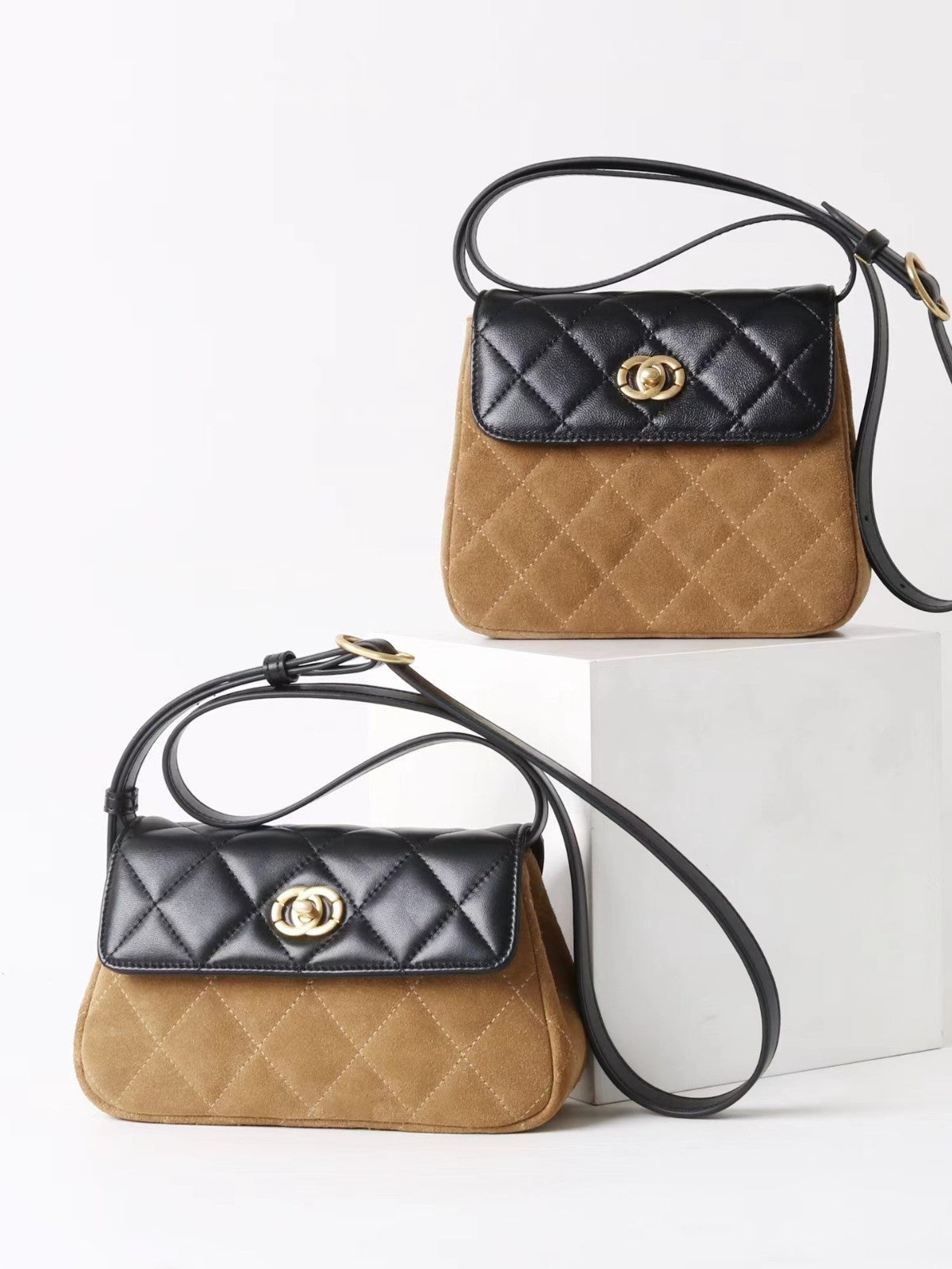 Women’s new sheepskin one-shoulder crossbody bag