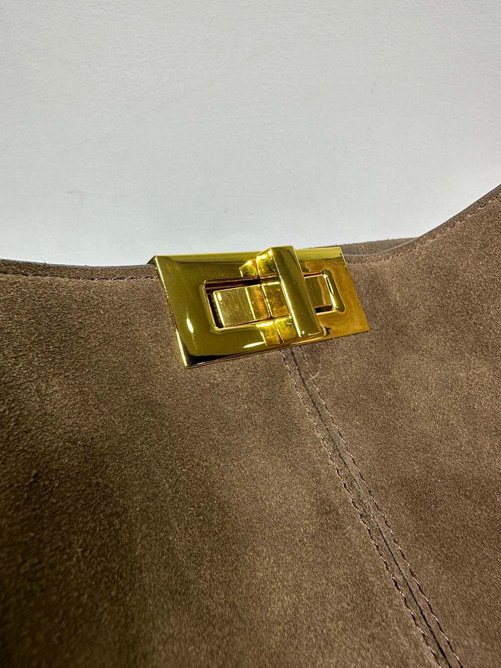 Womens Suede Leather Large Shoulder Tote Bags