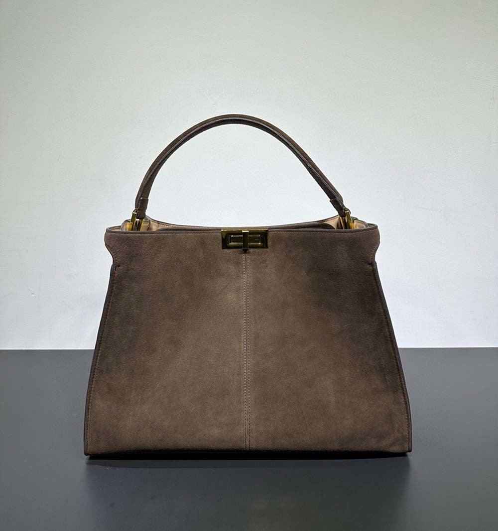 Womens Suede Leather Large Shoulder Tote Bags