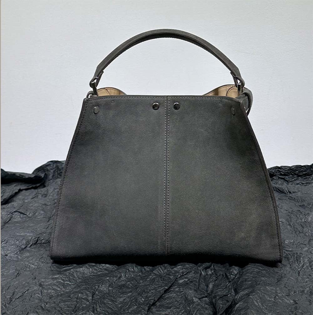 Womens Suede Leather Large Shoulder Tote Bags