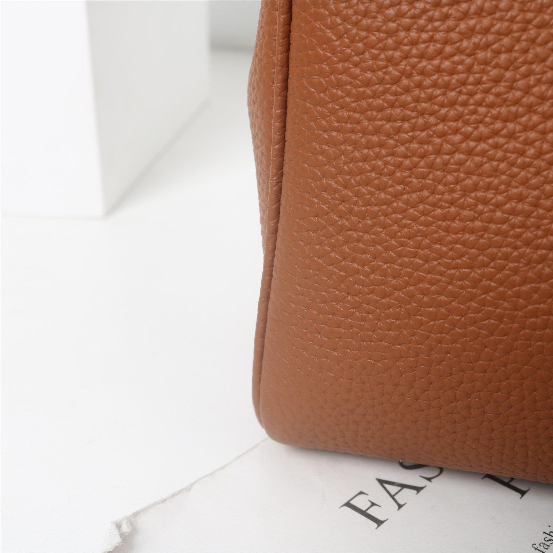 Womens Togo Leather Padlock Backpack