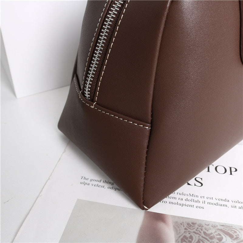 Boston Bag Leather Satchel Bowling Shoulder