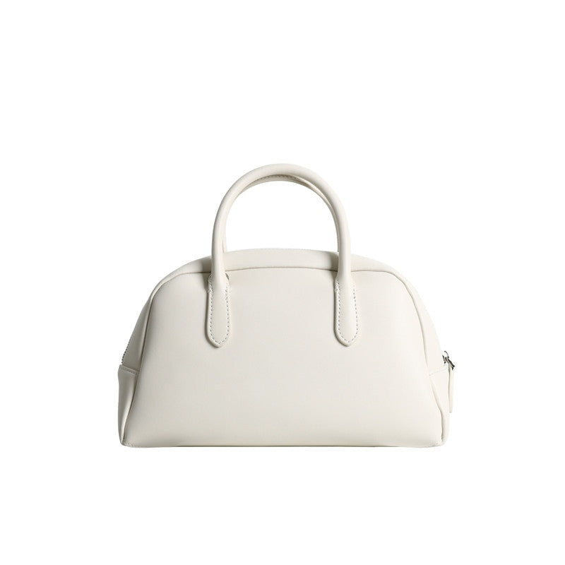 Boston Bag Leather Satchel Bowling Shoulder