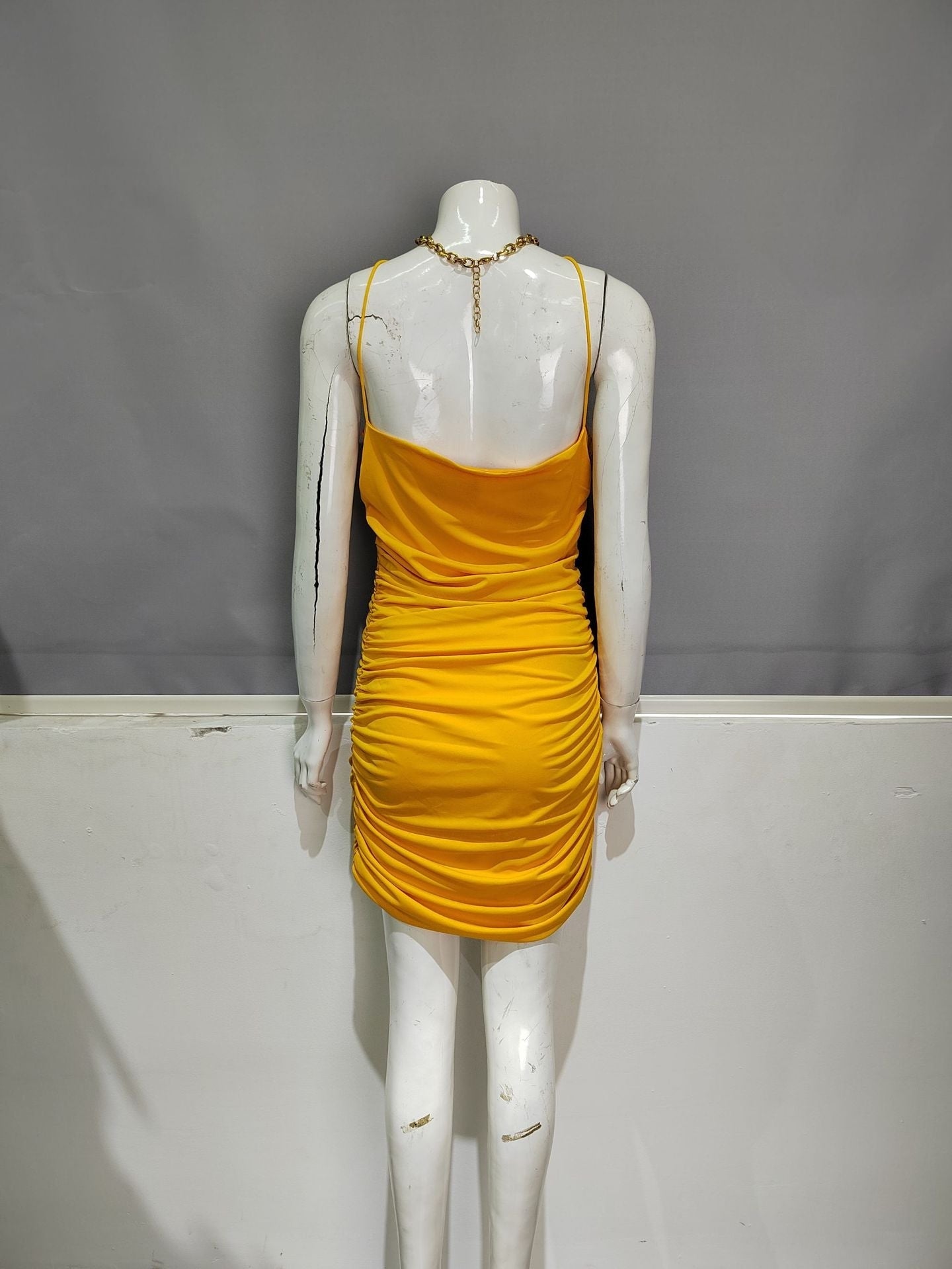 Cross Strappy Front Bodycon Dress