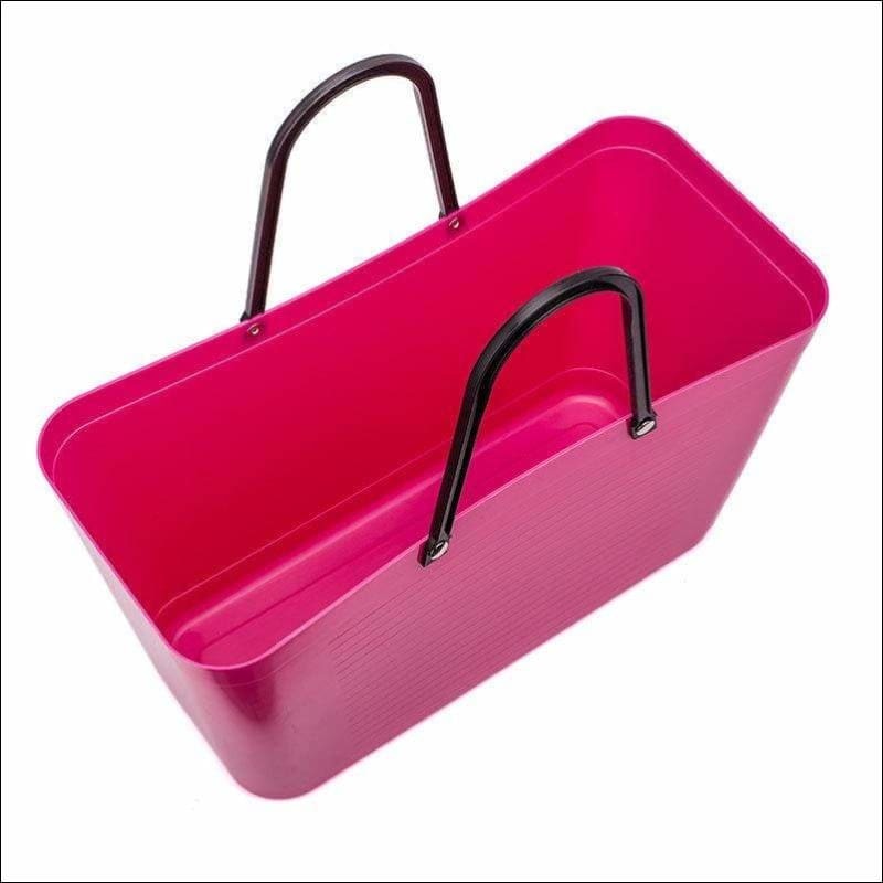 Fashion Jelly Large Top handle PVC tote basket bag