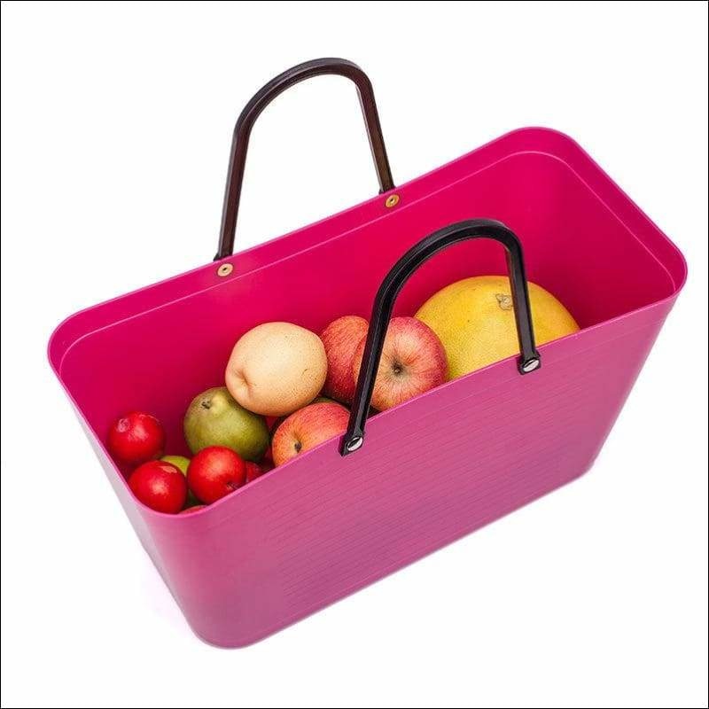 Fashion Jelly Large Top handle PVC tote basket bag