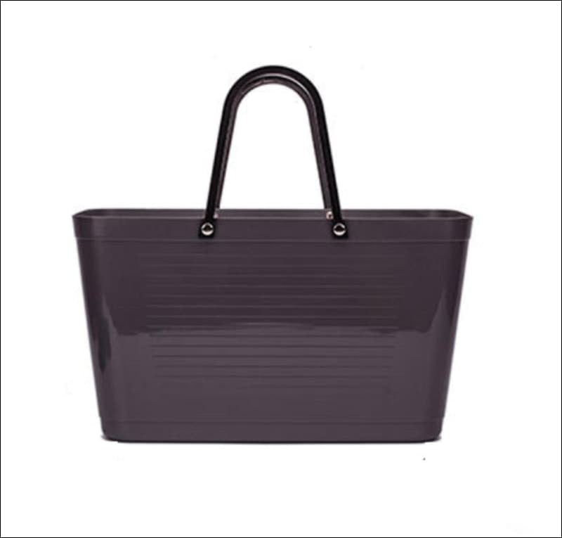 Fashion Jelly Large Top handle PVC tote basket bag