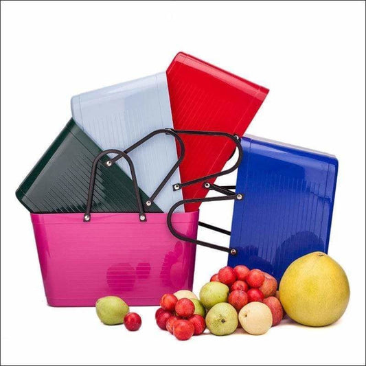 Fashion Jelly Large Top handle PVC tote basket bag