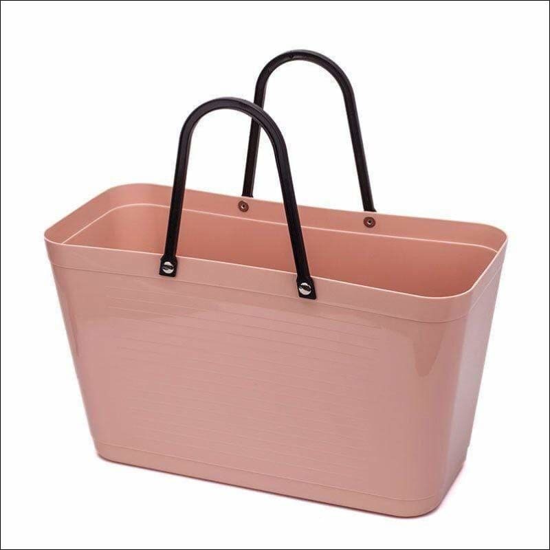 Fashion Jelly Large Top handle PVC tote basket bag