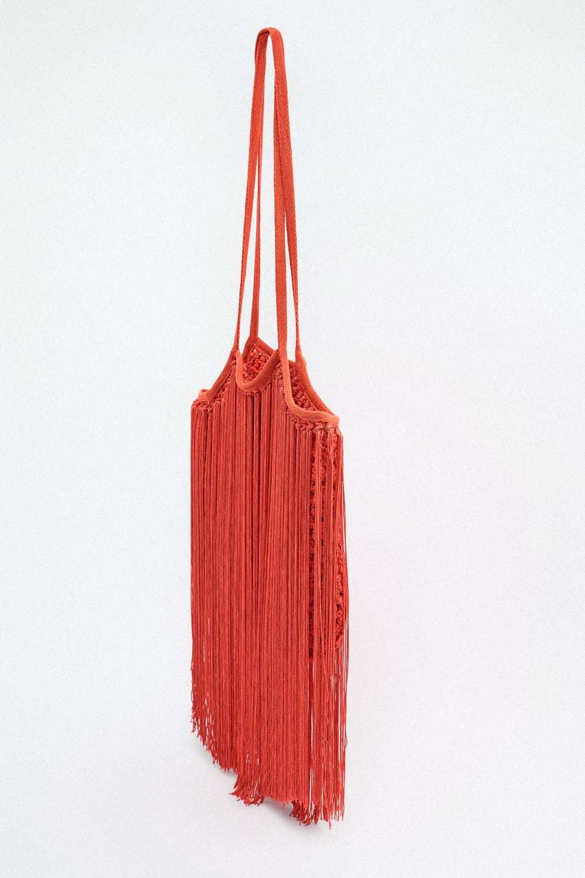 Hand-Woven Cotton Hemp Knit Shopping Hobo Shoulder Bags Natural Dyed