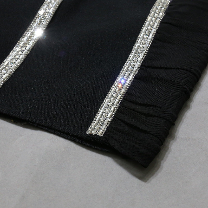 Hot Diamond Sexy Dresses Nightclub Women’s Straps Party Lady Fashion Clubwear Woman Outfits Clothing New Vestidos