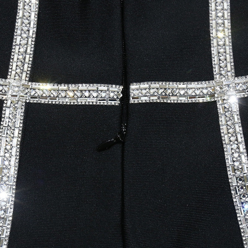 Hot Diamond Sexy Dresses Nightclub Women’s Straps Party Lady Fashion Clubwear Woman Outfits Clothing New Vestidos