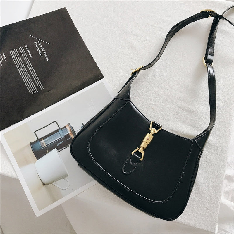 Leather Hobo Shoulder Bag