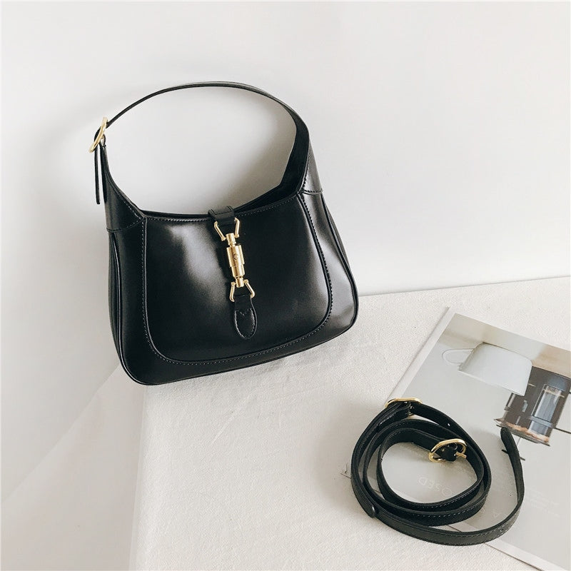 Leather Hobo Shoulder Bag