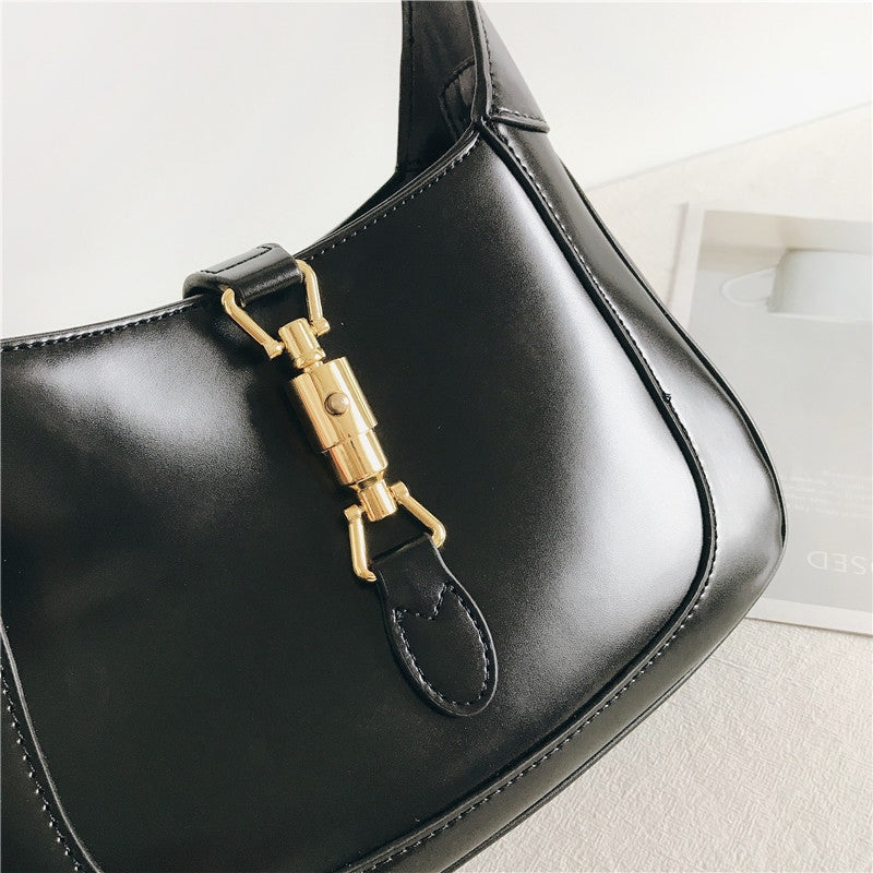 Leather Hobo Shoulder Bag