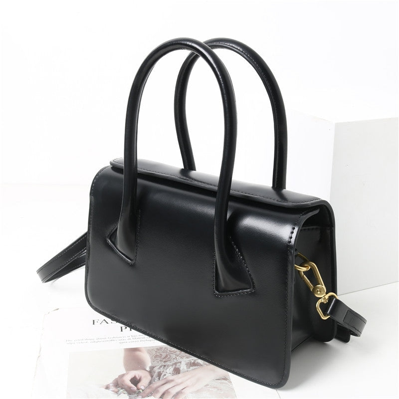Leather Small Duffel Boston Tote Bag