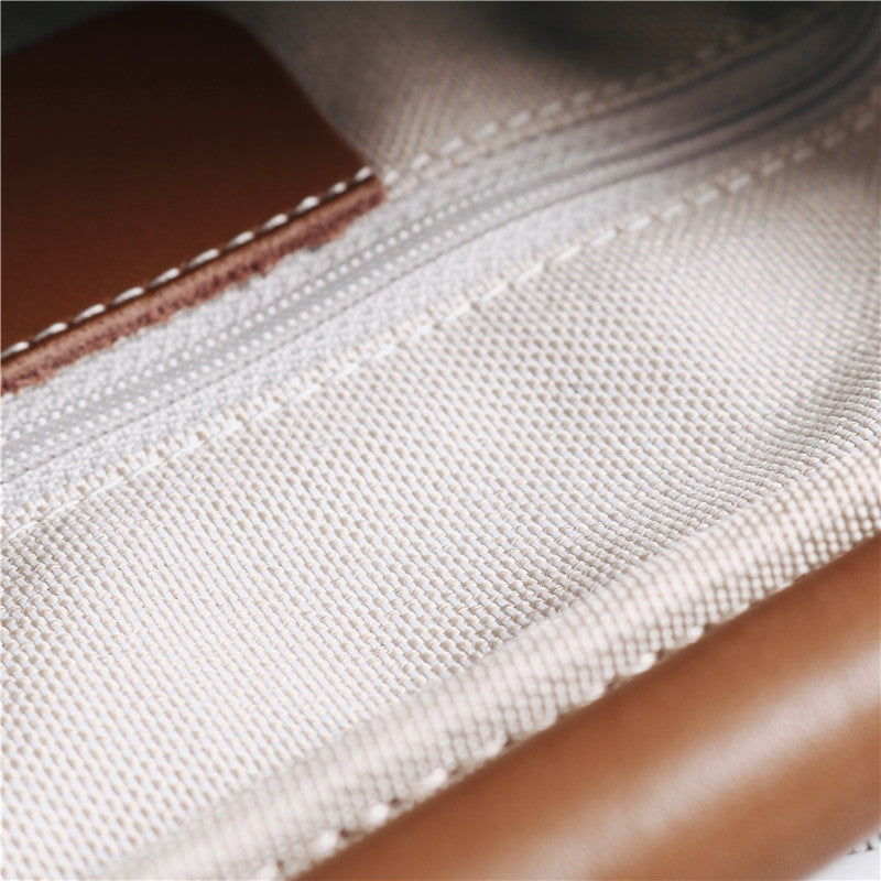 Leather Steamer Bun Clutch Purse Handbag
