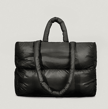 Quilted Puffer Tote Bag